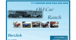 Desktop Screenshot of old-car-ranch.de